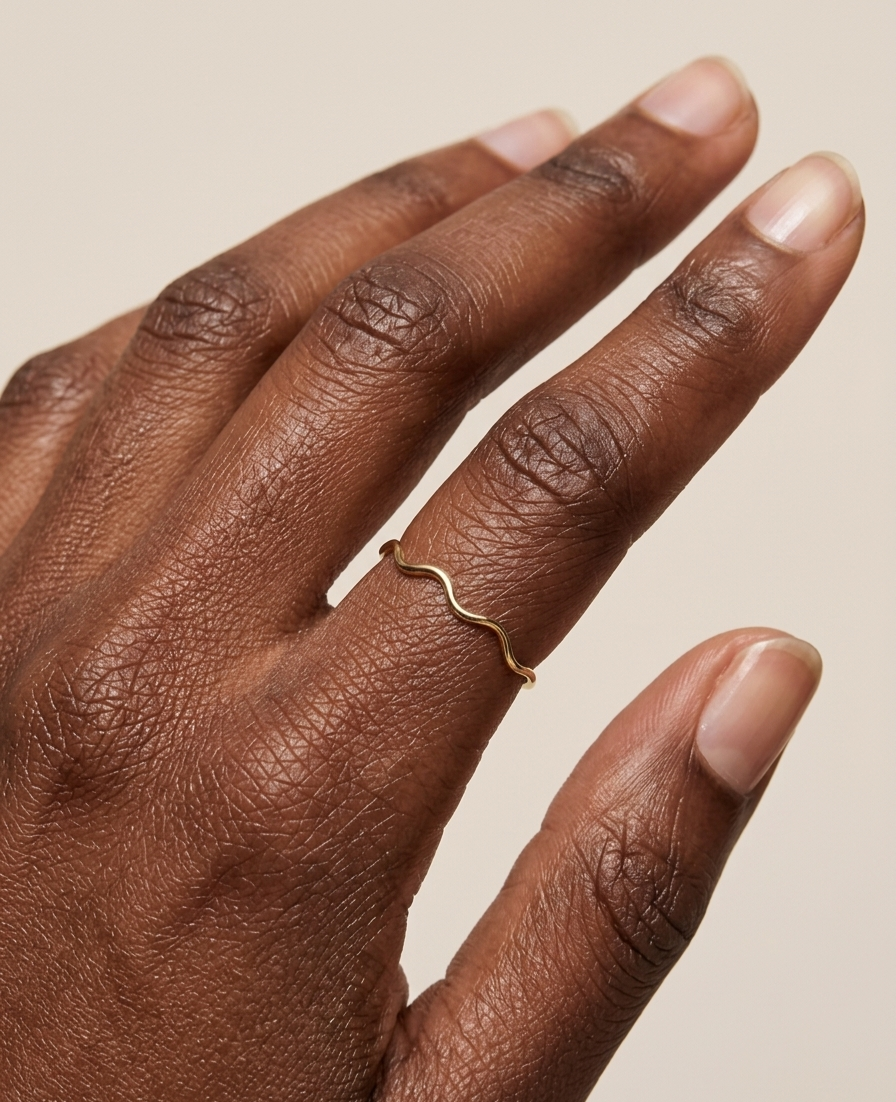 Dainty Wavy Ring