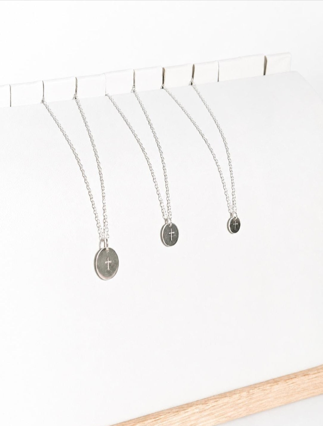 Cross Disc Necklace
