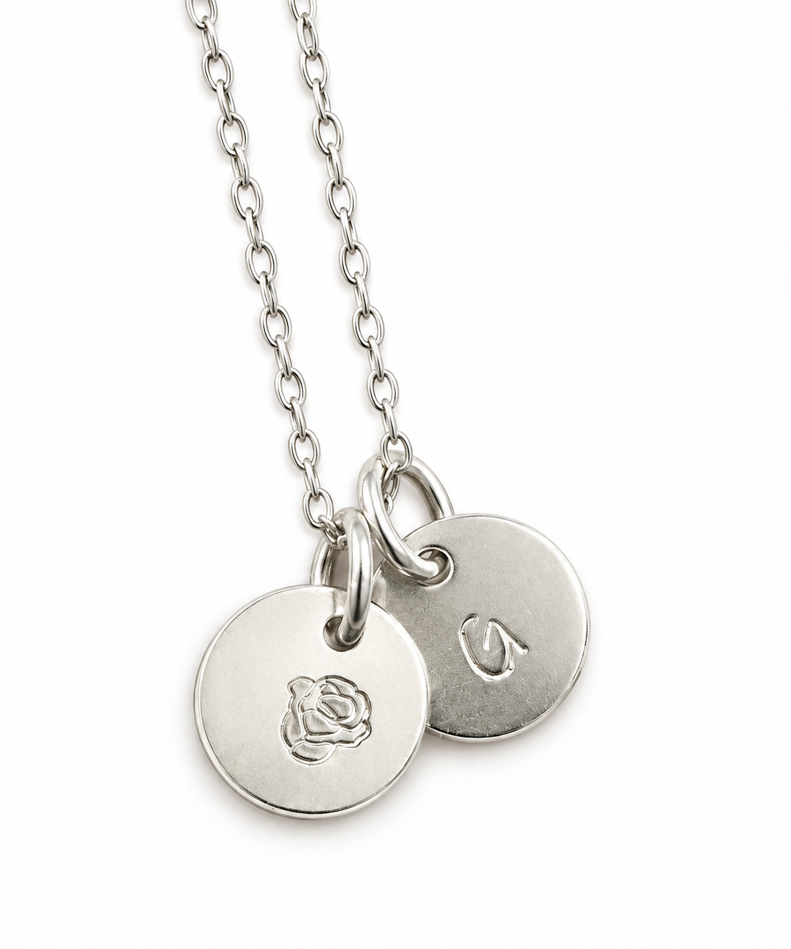 Initial & Birth Flower Necklace