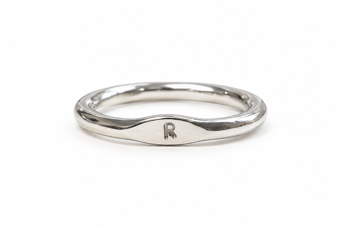Initial Signet Ring