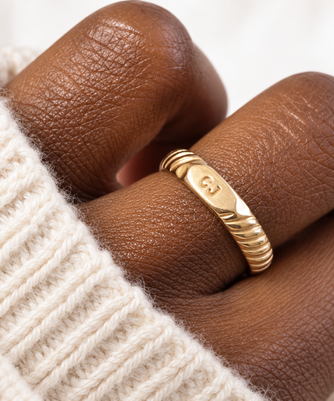 Bold Initial Ring