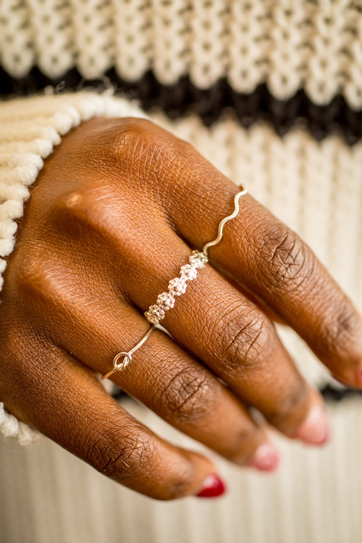 Daisy Ring |Sterling Silver Floral Band